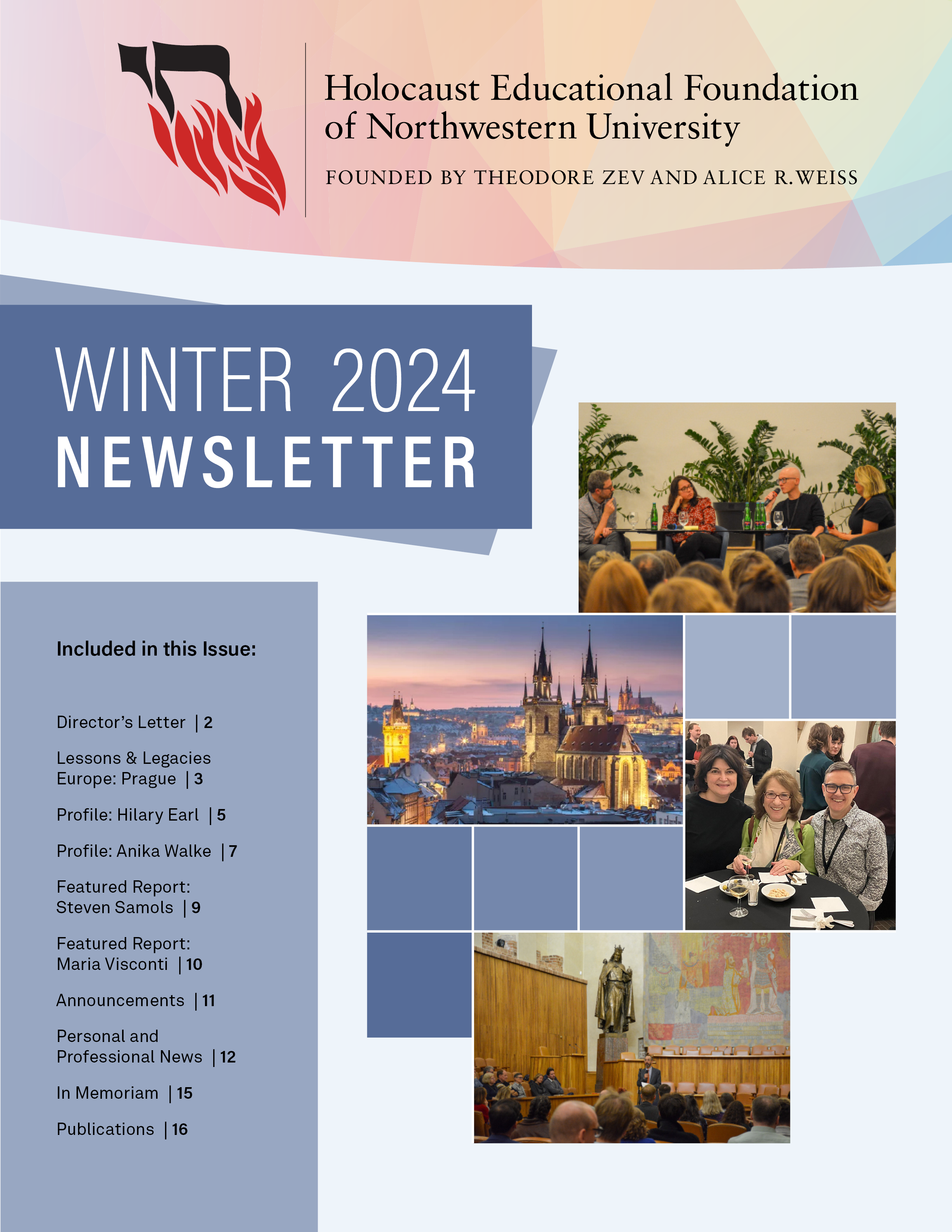 HEFNU Winter 2024 Newsletter Cover